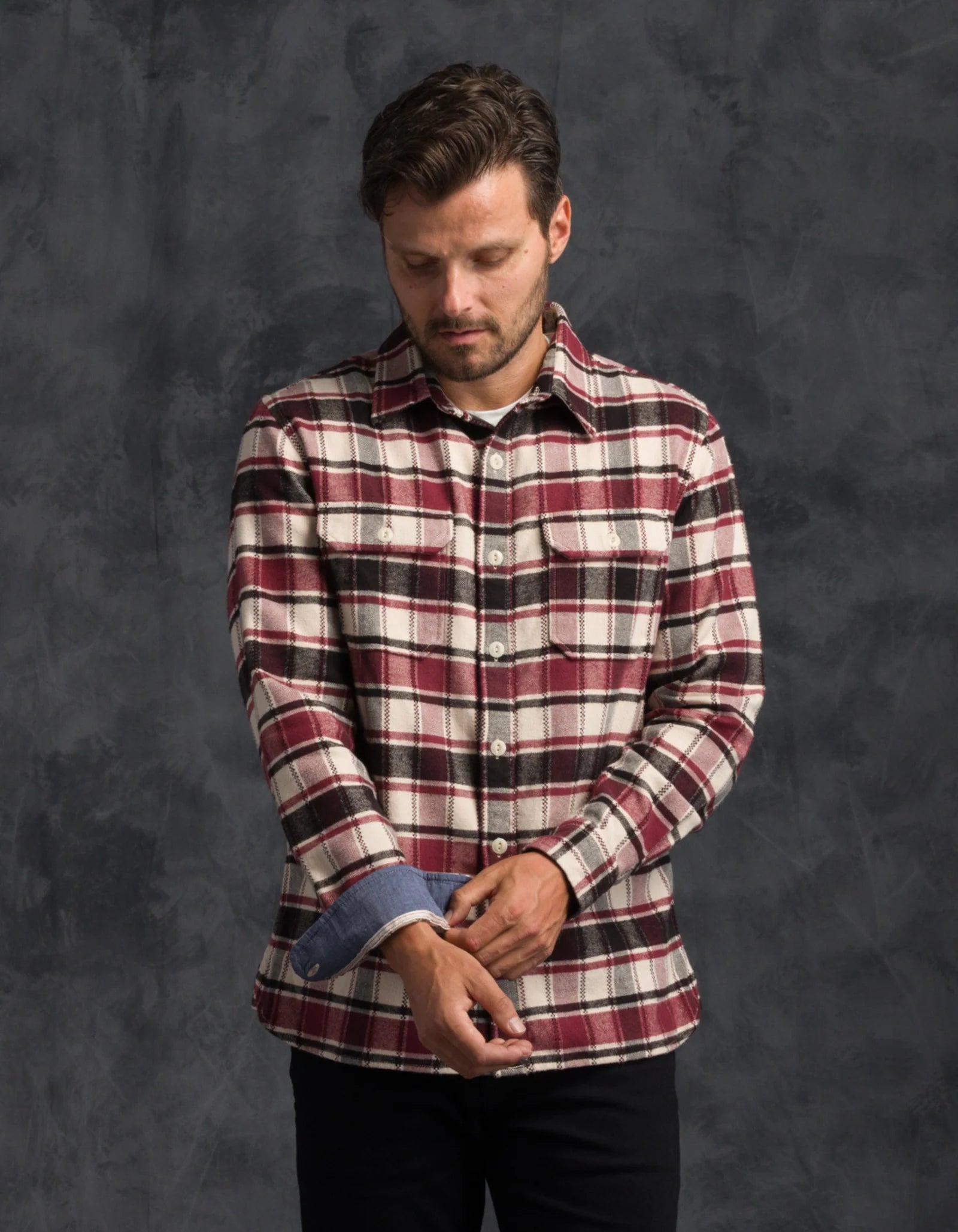 Winter Flannel Utility Shirt - Spanish Tile