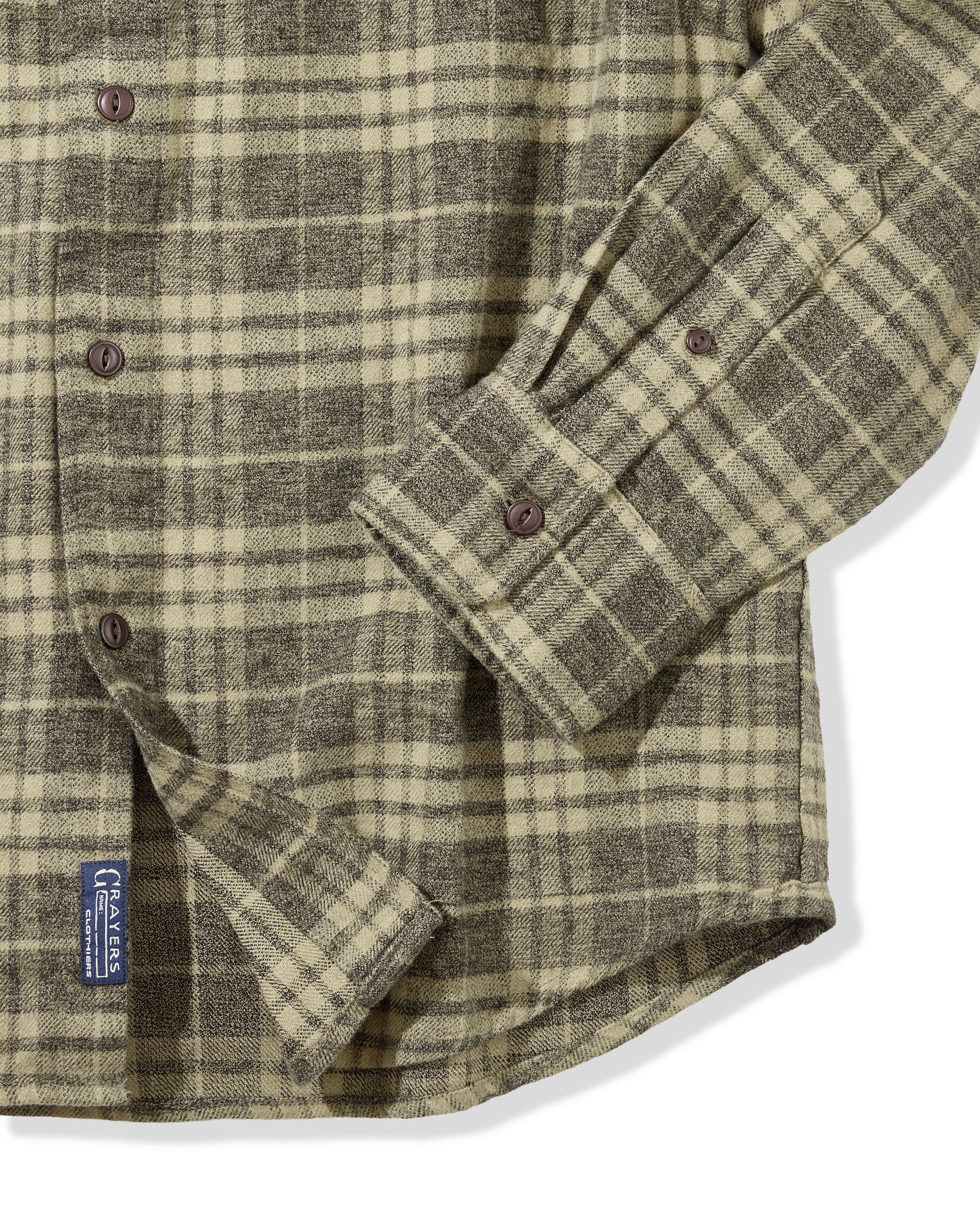 Jaspe Midweight Flannel - Agave Gray
