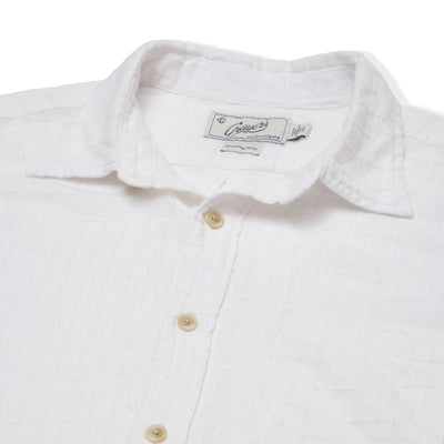 Bamboo Dobby Short Sleeve - White