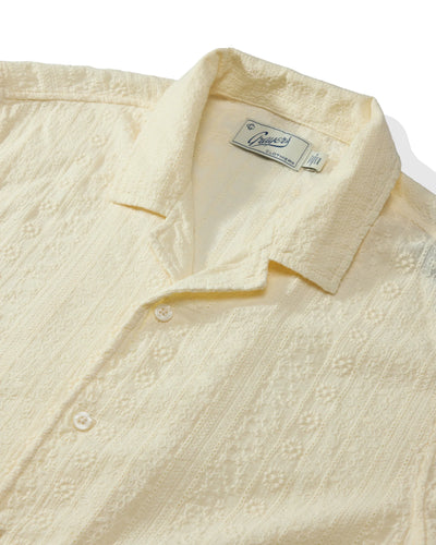 Resort Embroidered Shirt - Ecru