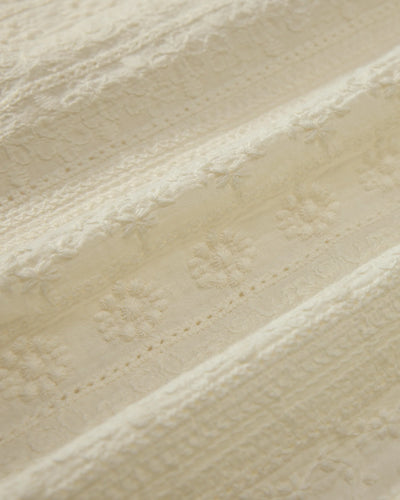 Resort Embroidered Shirt - Ecru