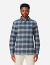 Winter Flannel Utility Shirt - Storm Blue