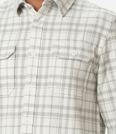 Winter Flannel Utility Shirt - Arctic