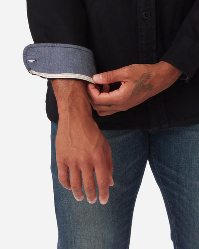 Winter Flannel Utility Shirt - Black Black