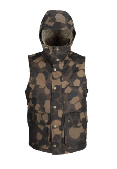 Fowler Oilcloth Vest - Classic Camo