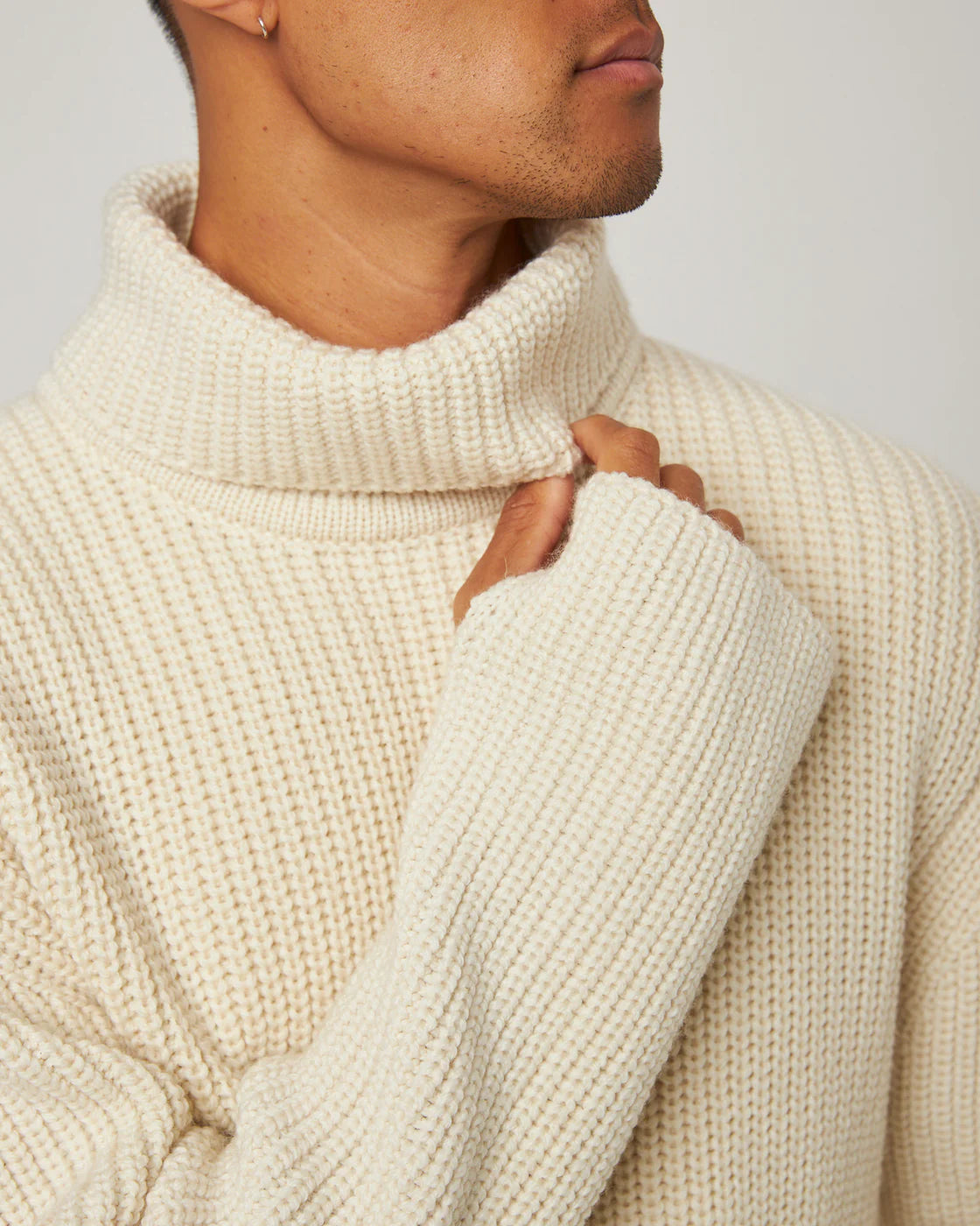 Wilkinson Rollneck Sweater - Ecru