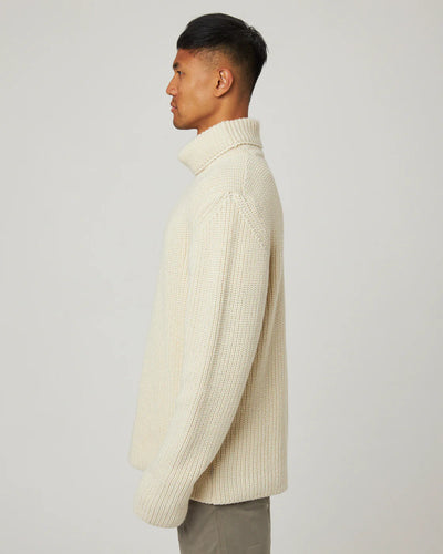 Wilkinson Rollneck Sweater - Ecru