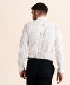 Formal White Suspenders - Alabaster Lite