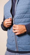 Andy Lux Reversible Vest - Indigo Night