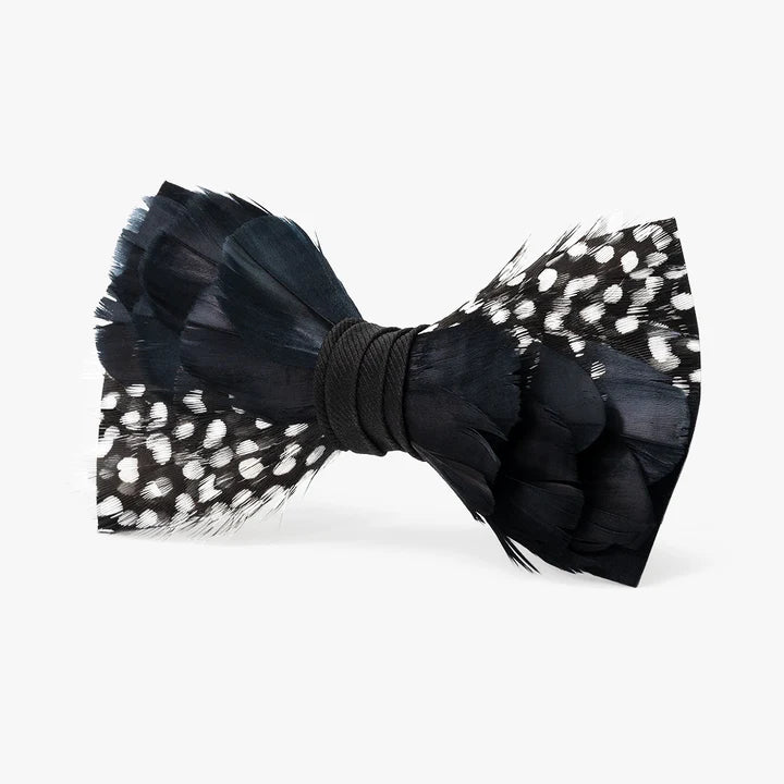 Bisbee Bow Tie - Guinea & Goose Feathers