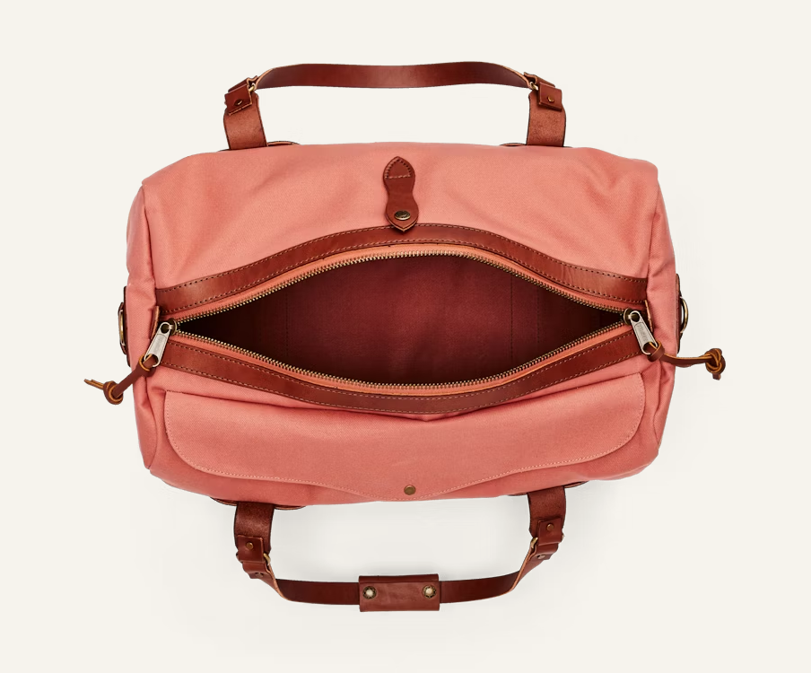 Medium Duffle in Rugged Twill - Cedar Red