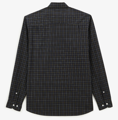 Check Button Down - Navy