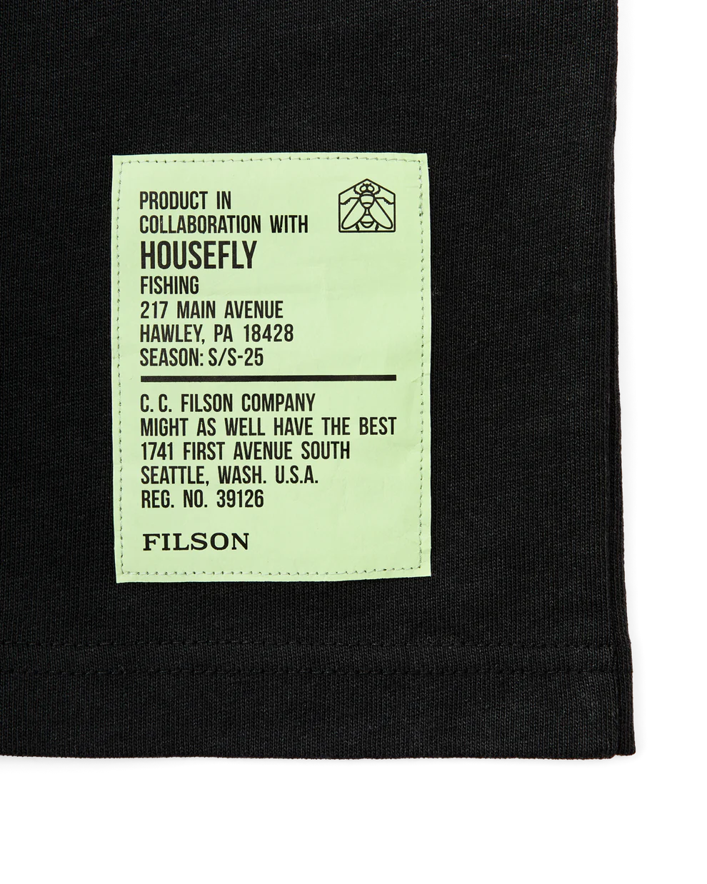 Filson x Housefly Frontier Graphic Tee - Black