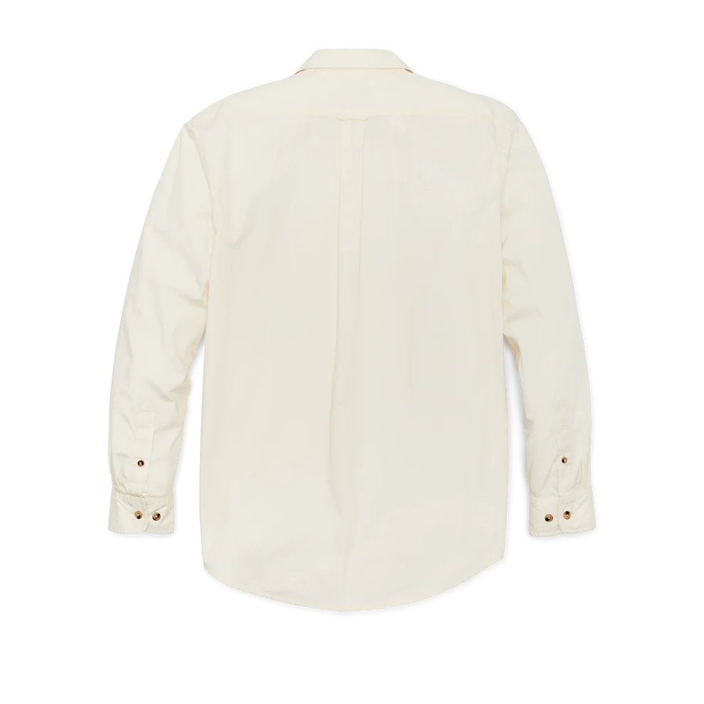 Washed Feather Cloth Shirt - Ivory