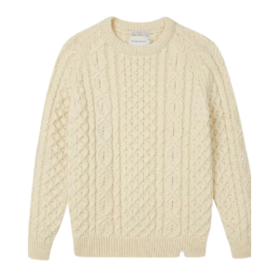 Hudson Aran  Jumper - Ecru