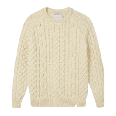 Hudson Aran  Jumper - Ecru