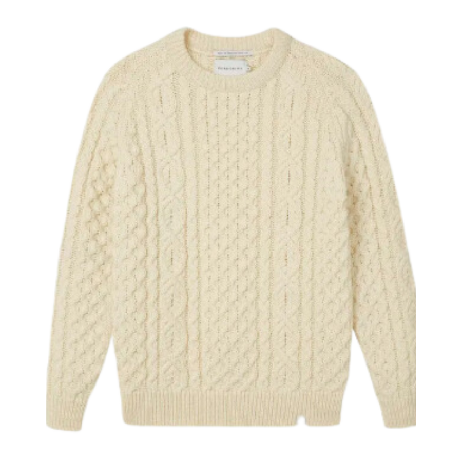 Hudson Aran  Jumper - Ecru