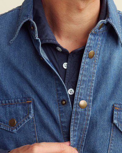 Shoals Denim Shirt - Light Indigo