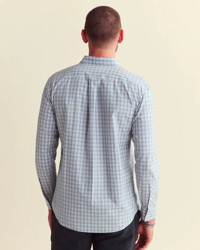 Windowpane Plaid Hutcheson Shirt - Blue Multi