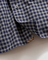 Windowpane Plaid Hutcheson Shirt - Navy & Grey