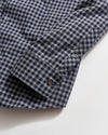 Windowpane Plaid Hutcheson Shirt - Navy & Grey