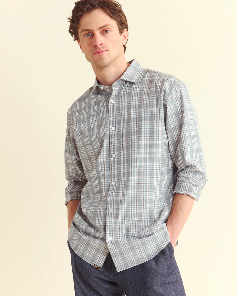 Plaid Hutcheson Shirt - Grey Multi