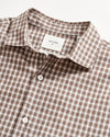 Windowpane Plaid  Hutcheson Shirt - Tan Multi