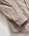 Windowpane Plaid  Hutcheson Shirt - Tan Multi