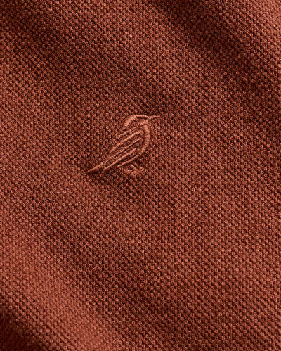 Long Sleeve Knit Yellowhammer Shirt - Cinnamon