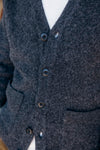 Kent Mohair Cardigan - Charcoal