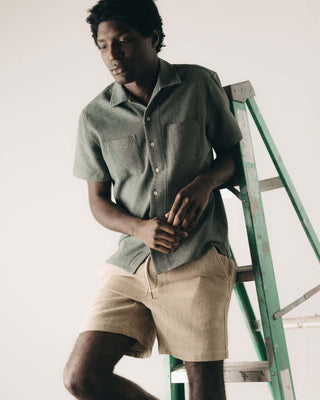 The Conrad Short Sleeve Shirt - Deep Sea Twist