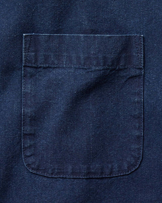 The Short Sleeve Oxford Jack - Rinsed Indigo