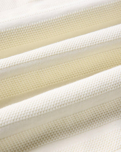 The Bywater Polo - Natural Knit Stripe