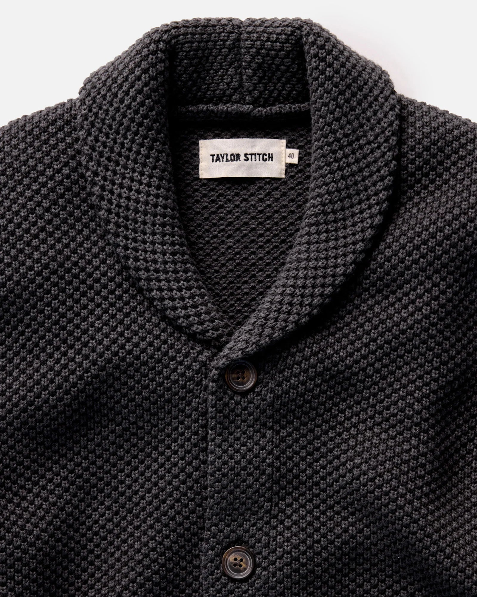 The Crawford Cardigan Sweater - Charcoal