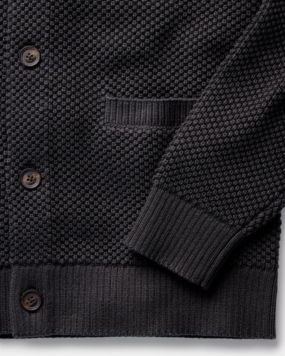 The Crawford Cardigan Sweater - Charcoal