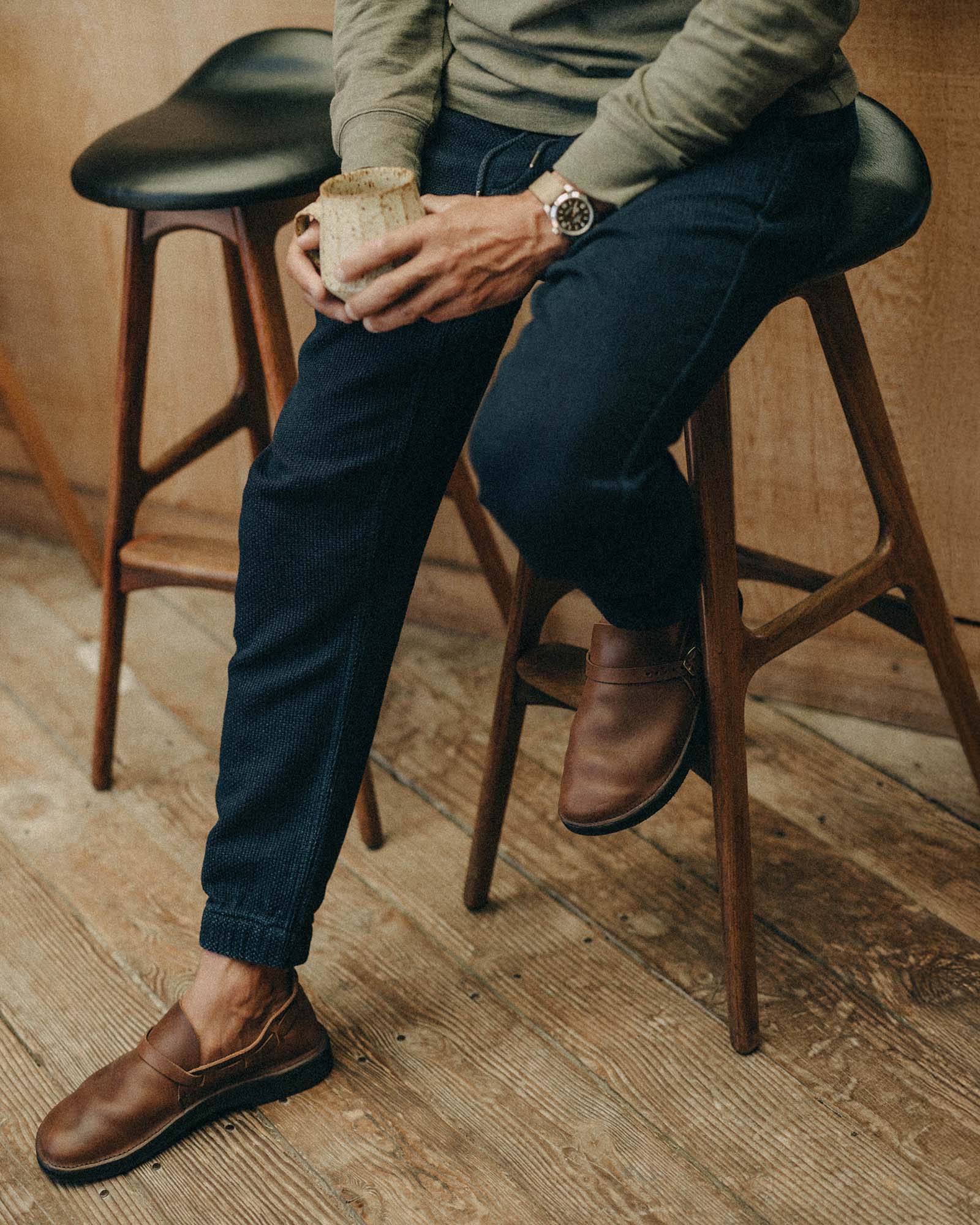 The Apres Pant - Rinsed Indigo