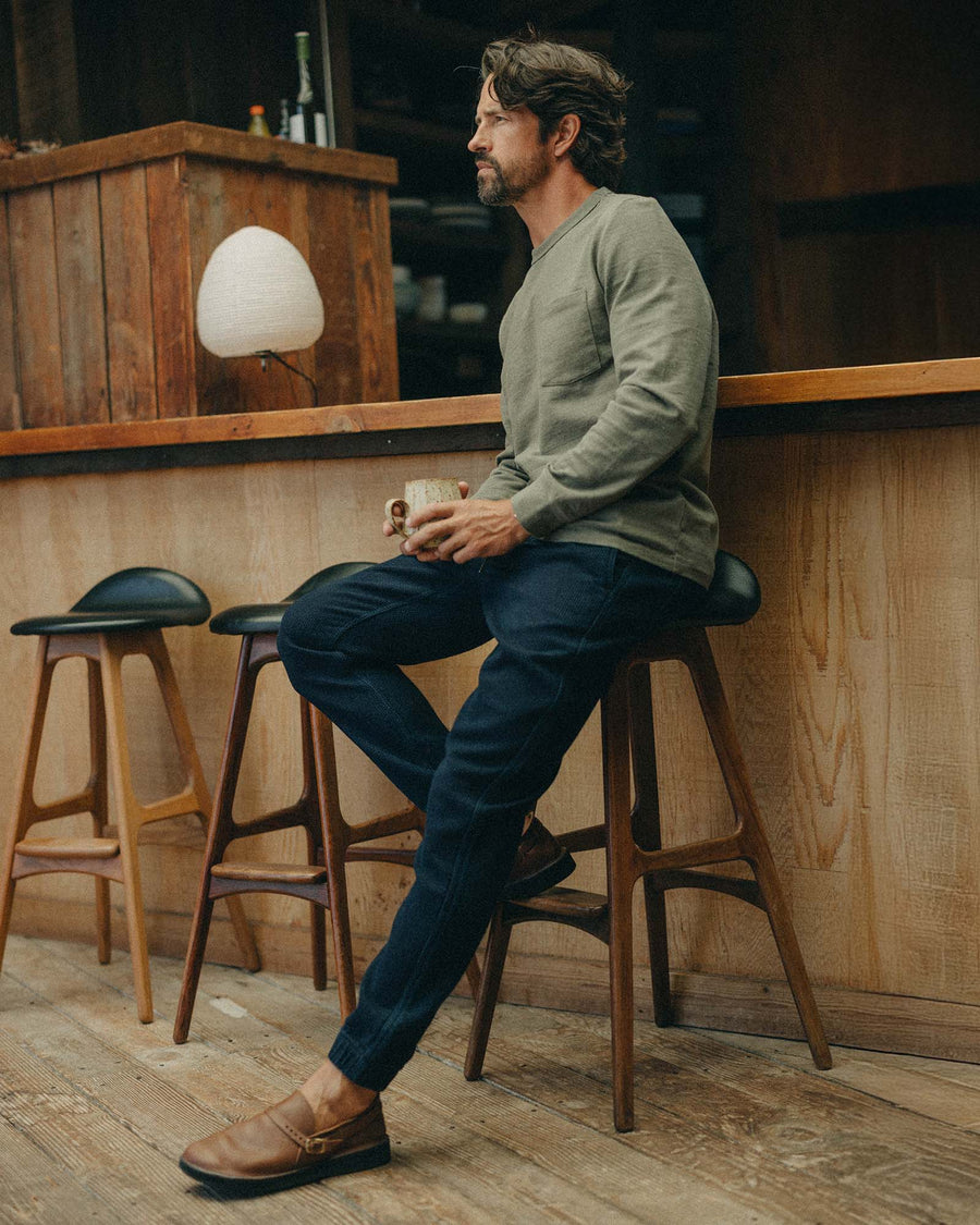 The Apres Pant - Rinsed Indigo