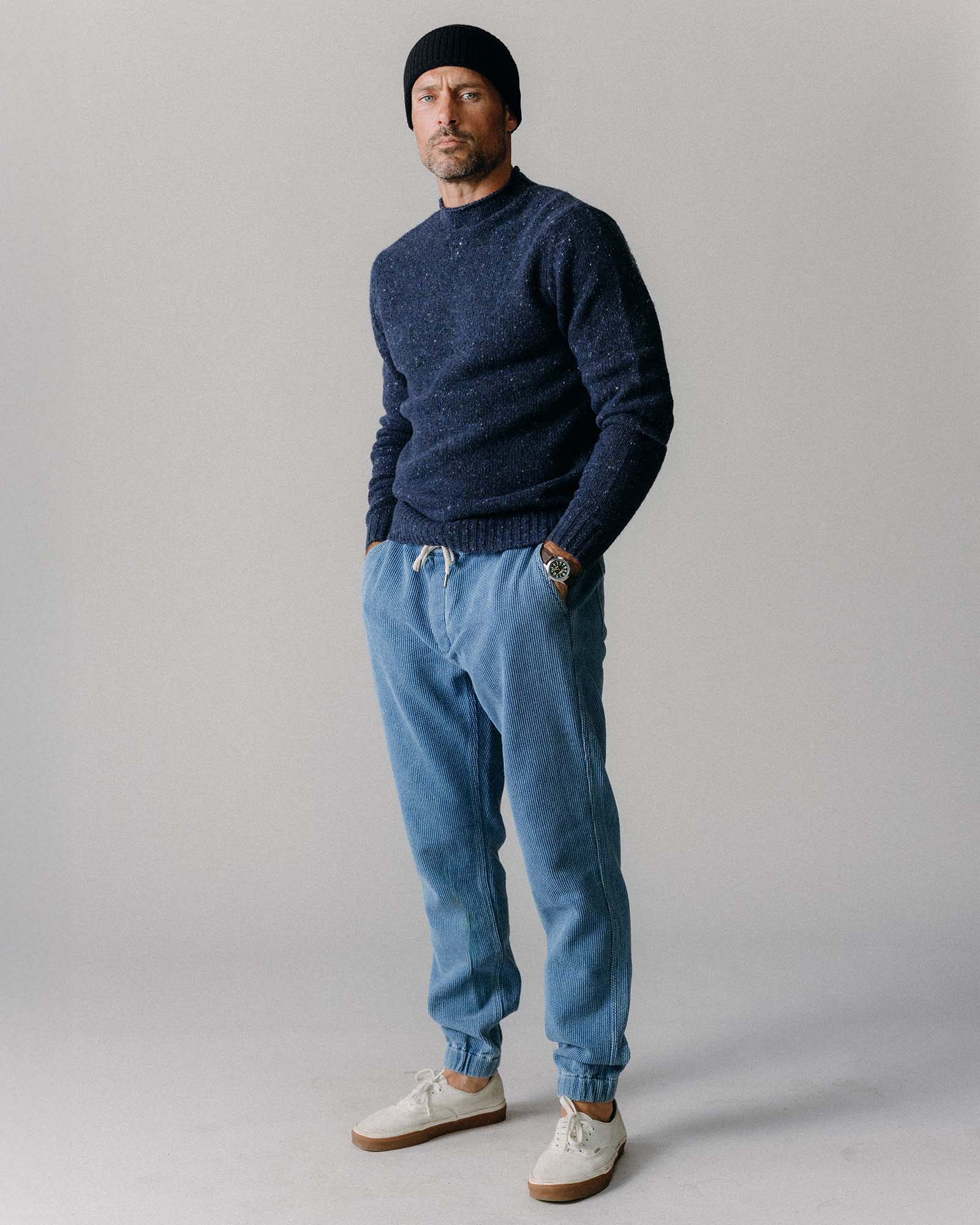 The Apres Pant - Washed Indigo
