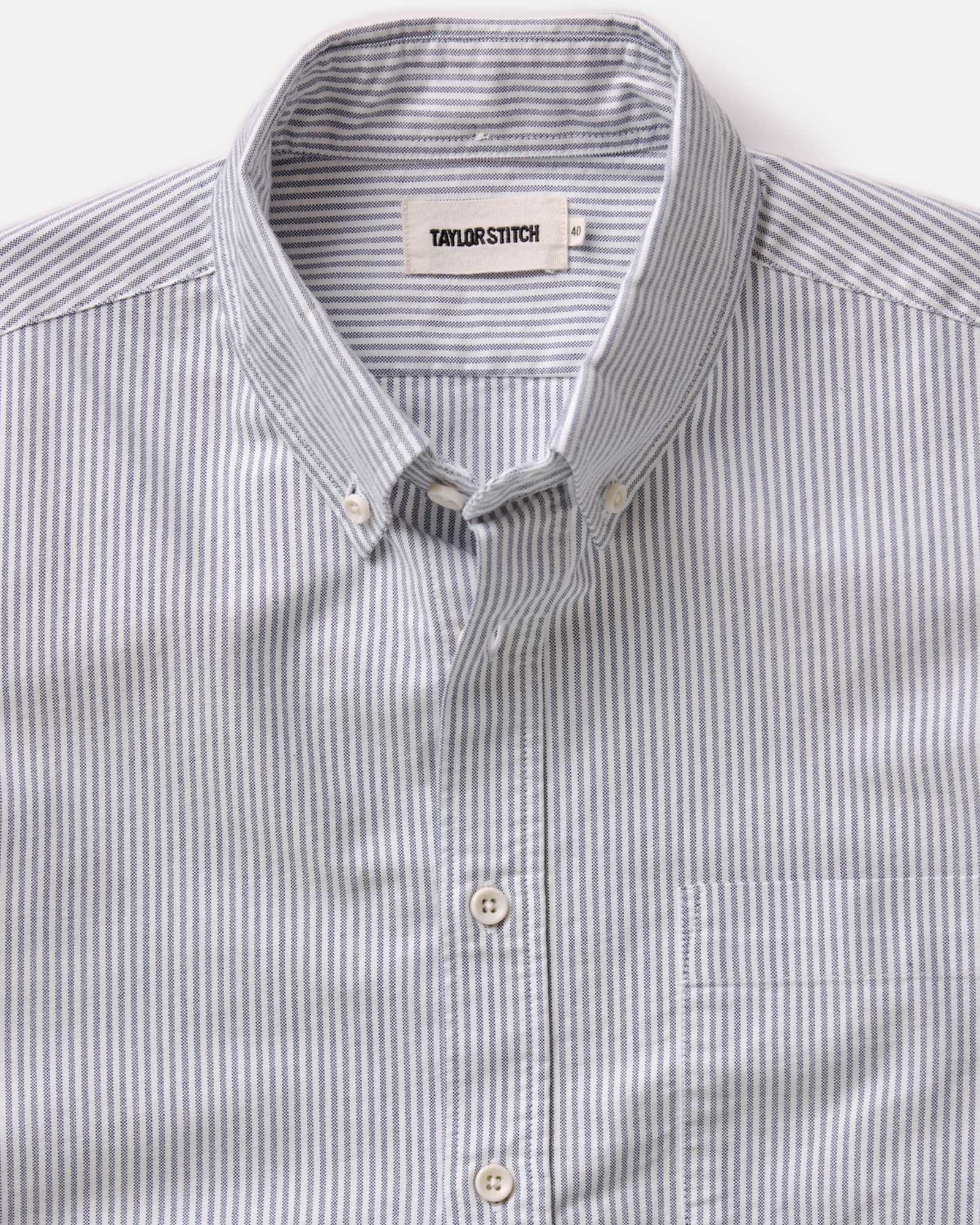 The Jack Everyday Oxford - Navy University Stripe