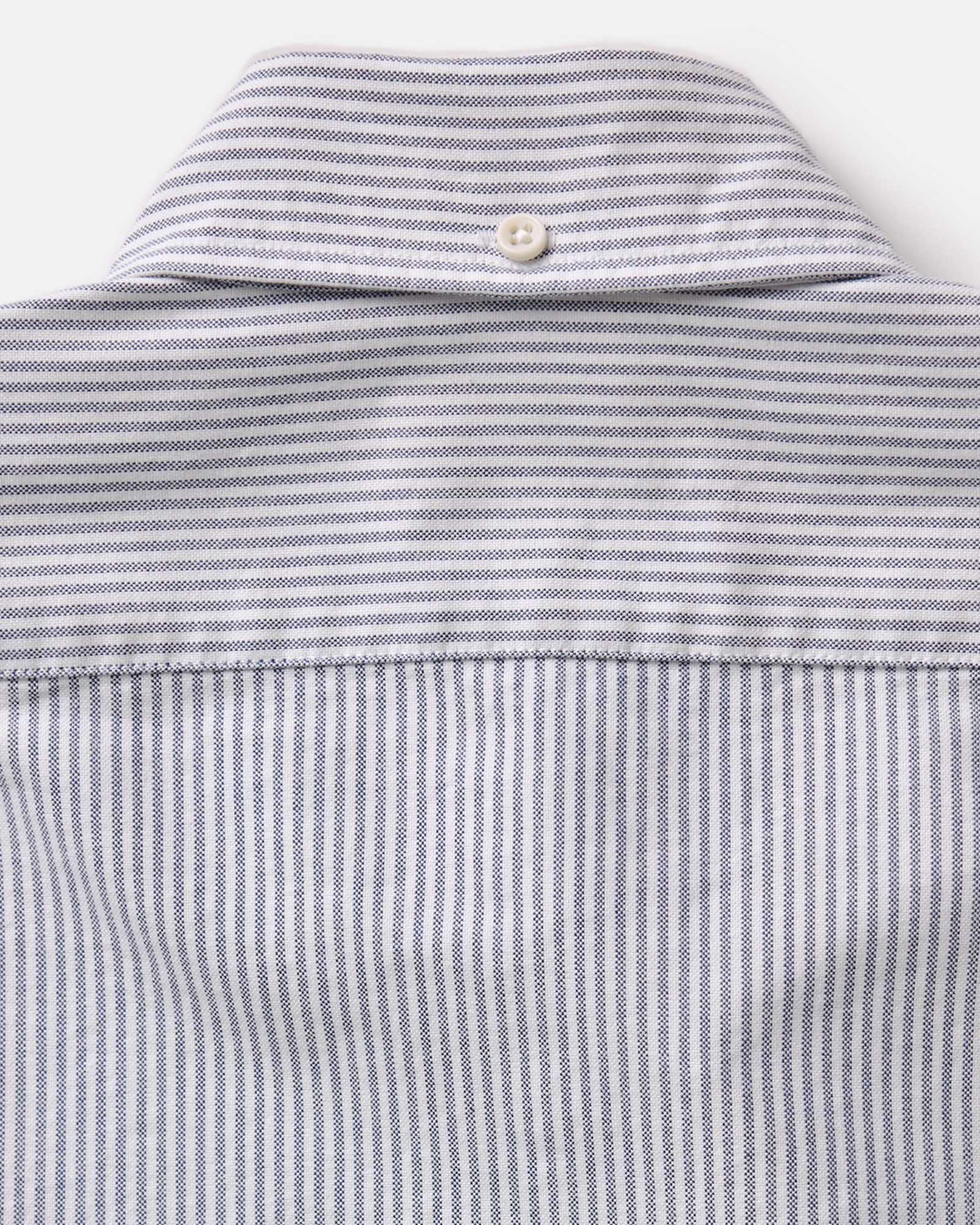 The Jack Everyday Oxford - Navy University Stripe