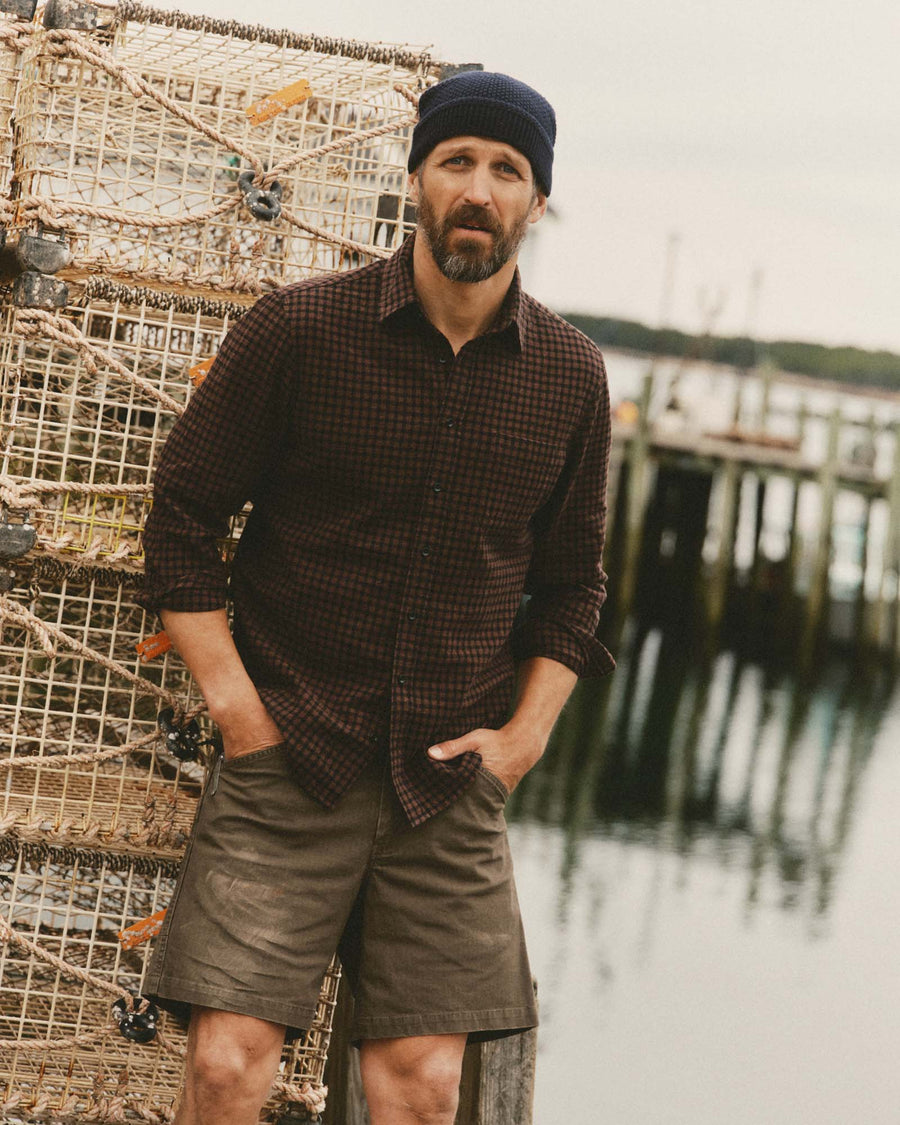 The California Shirt - Black Cherry Gingham