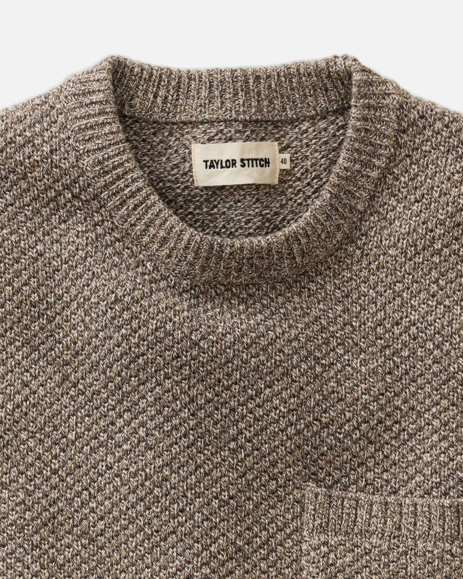 The Crawford Crew Sweater - Coffee Twist