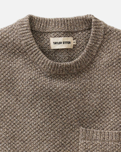 The Crawford Crew Sweater - Coffee Twist
