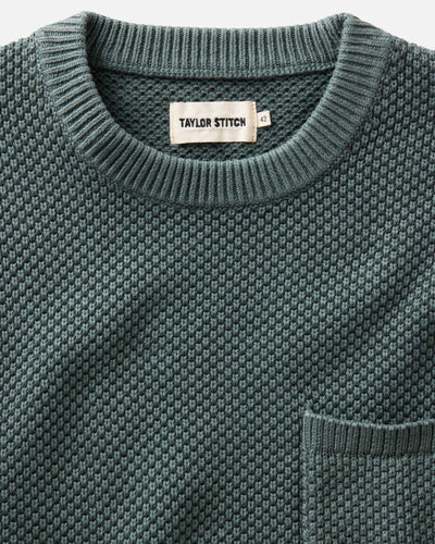 The Crawford Crew Sweater - Faded Spruce