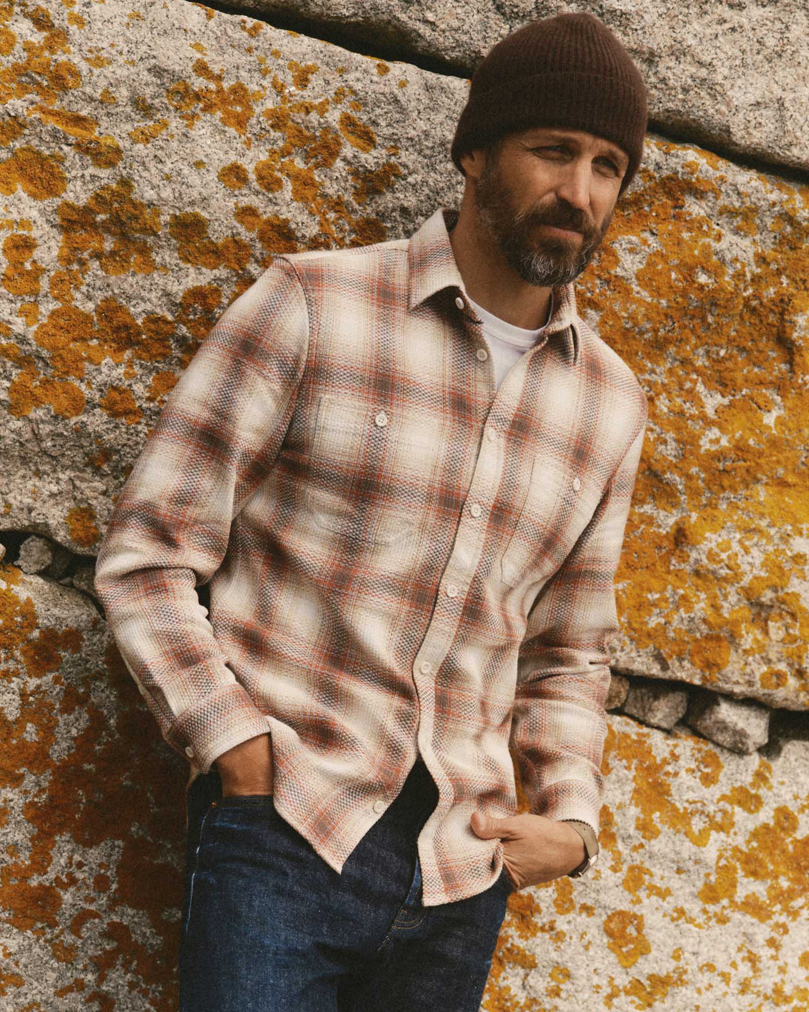 Utility Shirt - Seaside Check Sashiko