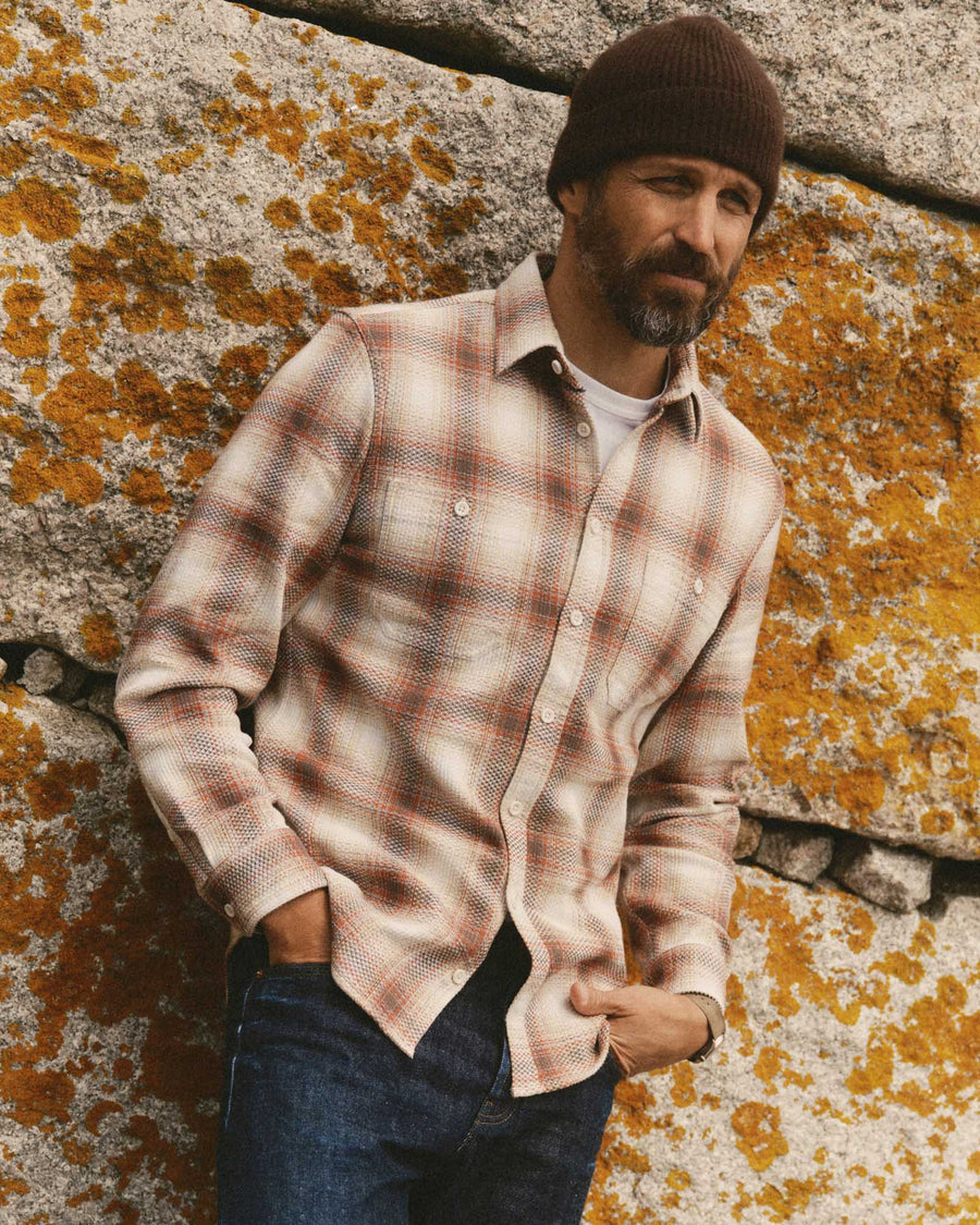 Utility Shirt - Seaside Check Sashiko