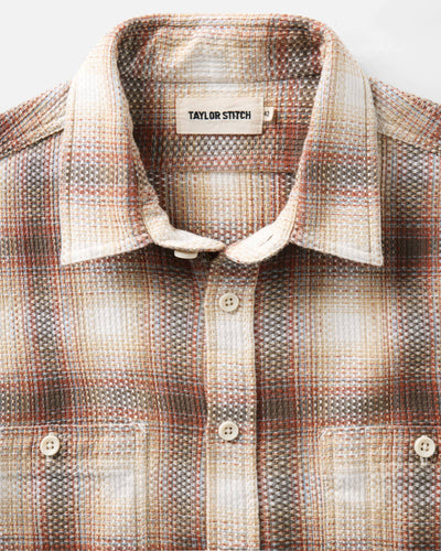 Utility Shirt - Seaside Check Sashiko