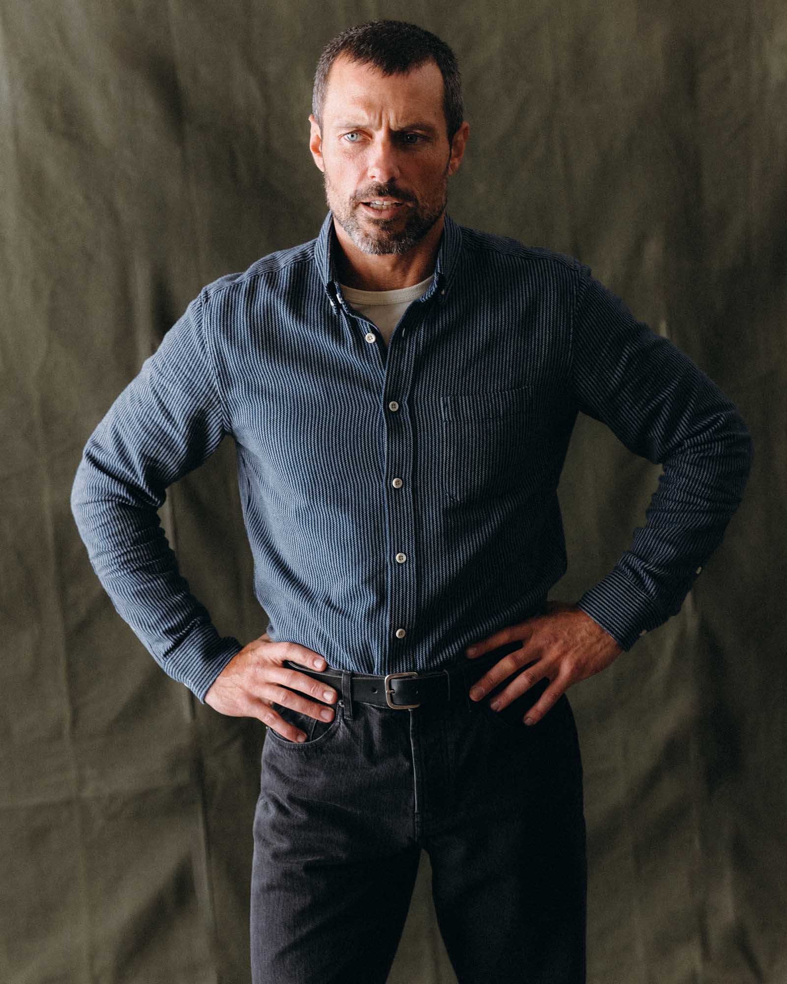 The Jack Shirt - Roped Indigo