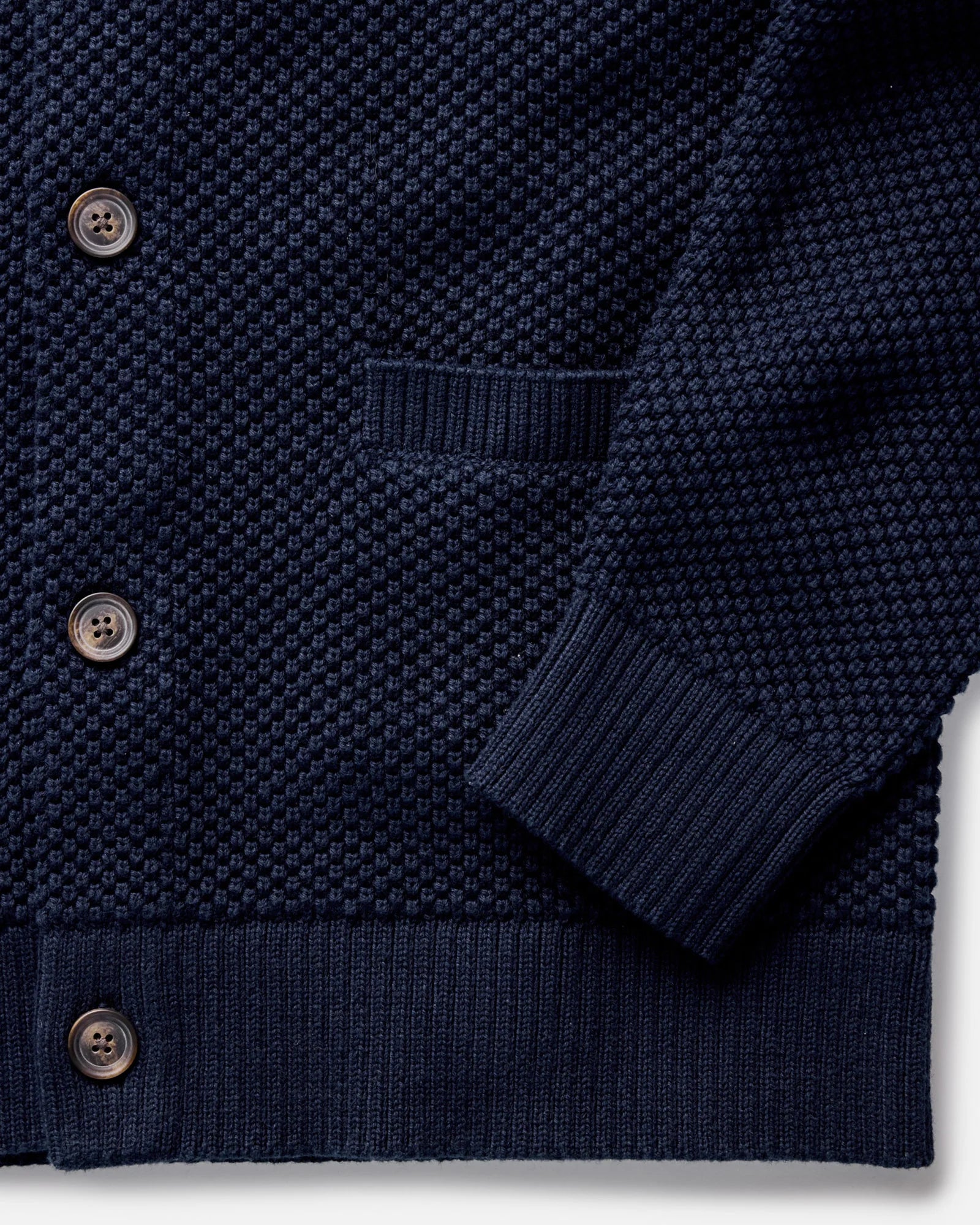 The Crawford Cardigan Sweater - Navy