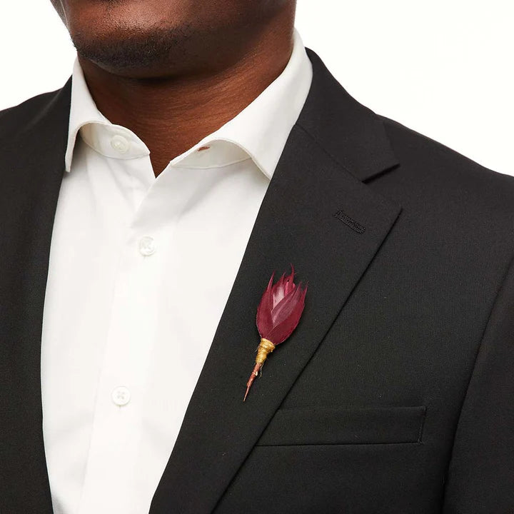 Match Me Lapel Pin - Goose Feathers